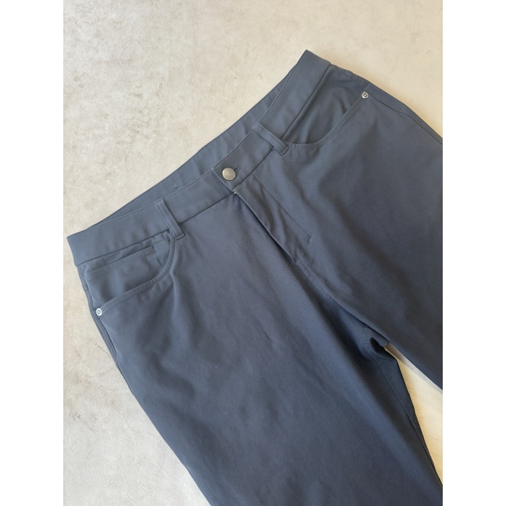 Lululemon ABC Classic-Fit 5 Pocket Pant *Warpstreme Obsidian(Dark Grey) 32x30